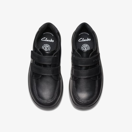 Keelan Flare K Black Leather Shoes - Image 6