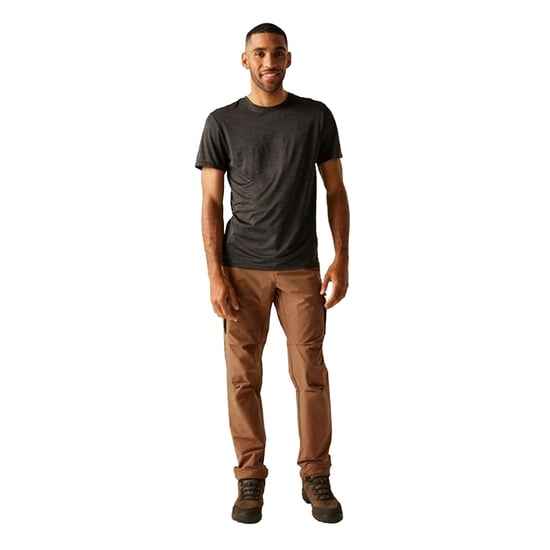 Regatta Mens Questra Cargo Trousers (Nut Brown) - Image 4