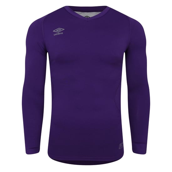 Umbro Mens Elite V Neck Base Layer Top (Bright Purple) - Image 1