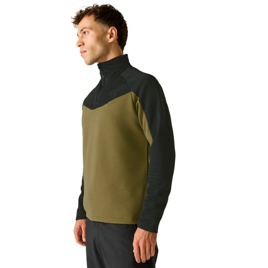 Dare 2B Mens Dignify IV Core Stretch Base Layer Top (Black/Martini Olive) - Image 5