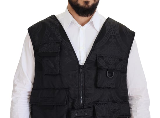 Svart Broderad Väst, Nyttostil - Image 4
