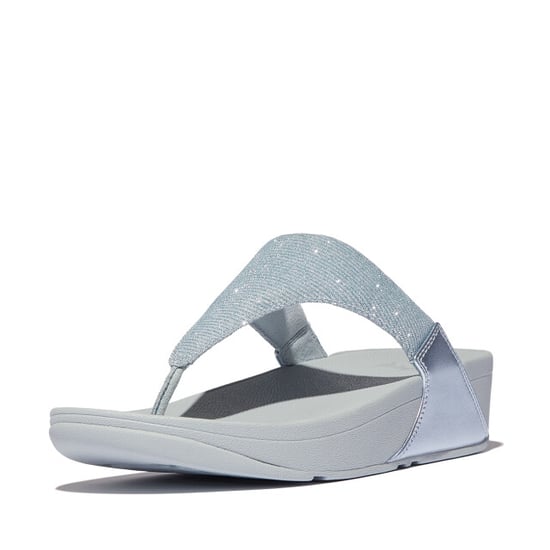 FitFlop Lulu shimmerlux toe-post sandals - Image 1