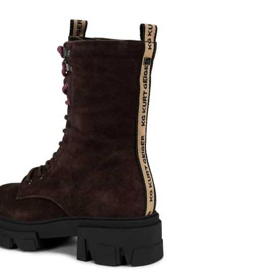 KG Kurt Geiger Suede Trekker Lace Up3 Boots - Image 3