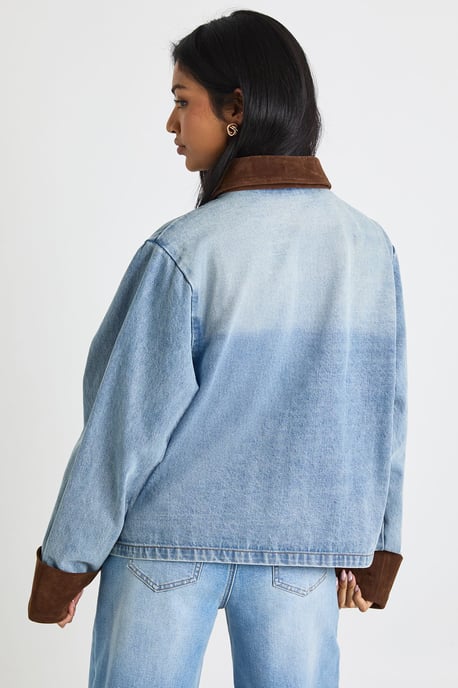 Denim Barn Jacket - Image 2
