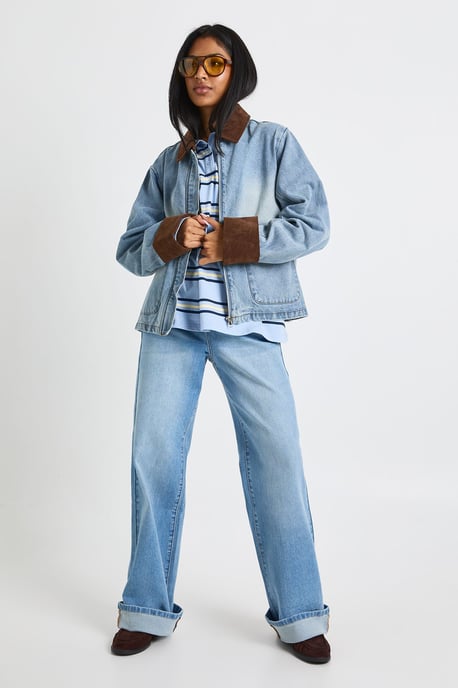 Denim Barn Jacket - Image 3