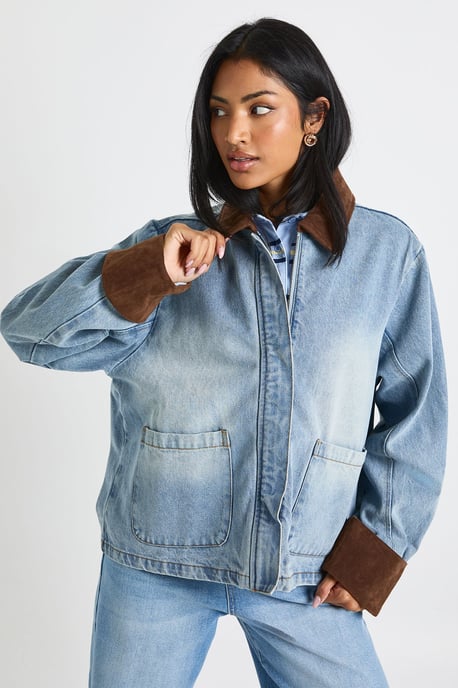 Denim Barn Jacket - Image 5