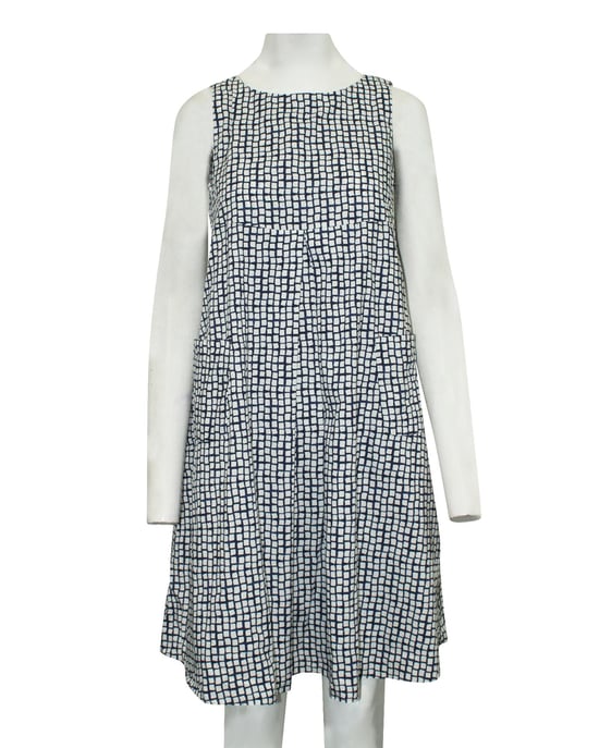 Blue Print Casual Shift Dress - Image 2