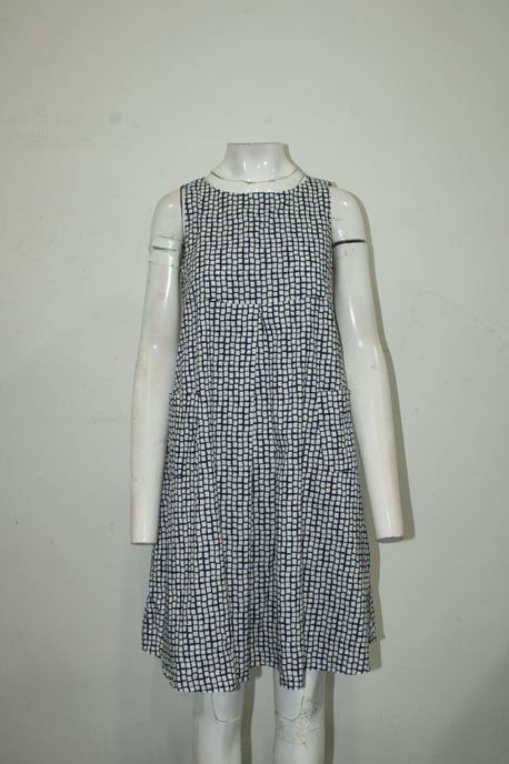 Blue Print Casual Shift Dress - Image 5