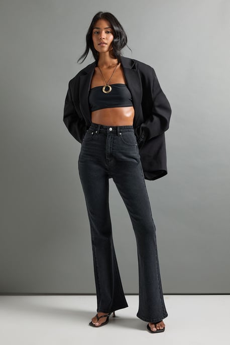 The Tall High Waist Flare Jean - Image 1
