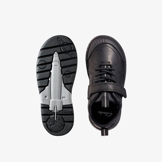 Apollo Step T Black Leather Shoes - Image 6