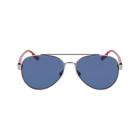 Aviator Zonnebril Metalen Frame Rood Accenten - Image 1