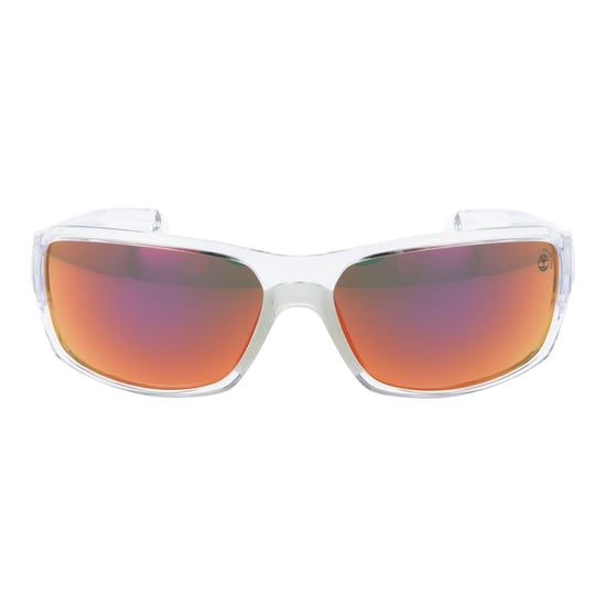 Clear Frame Mirrored Sunglasses - Image 2