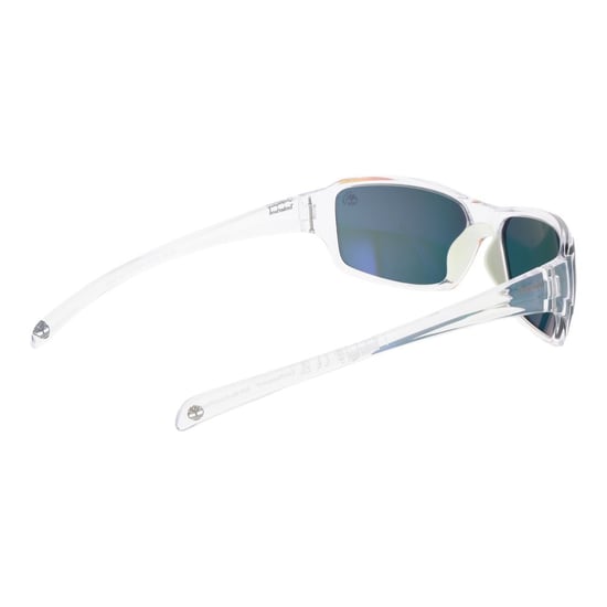 Clear Frame Mirrored Sunglasses - Image 3