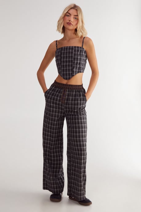 Check Corset Top - Image 2