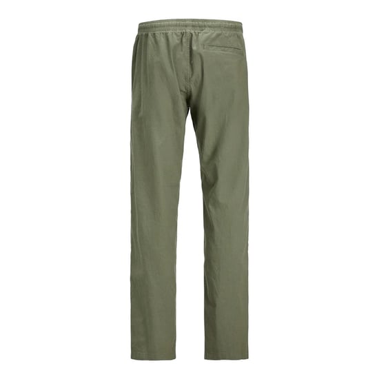 Jack And Jones Heren Linnen Blend Relaxed Fit Broek (Olijfgroen) - Image 2