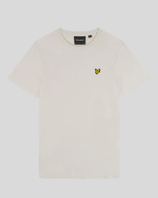 Lyle & Scott katoenen T-shirt met ronde hals - zand - Image 5