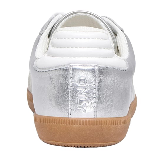 Only Womens/Ladies Amber Trainers (Silver) - Image 2