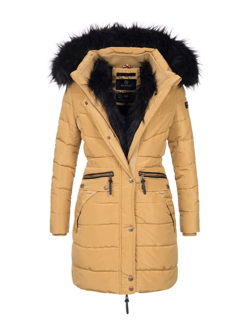 Navahoo Women’s Winter Jacket Paula – Extra Warm, Water-Repellent & With Detachable Faux Fur Collar - Image 1