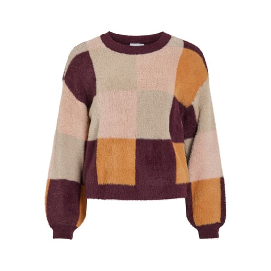 Vila Vihallo o-neck ls jacquard knit toppb dessin - Image 1