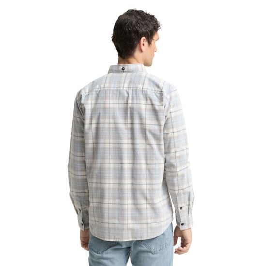 Tom Tailor Coruduroy check shirt ecru dessin - Image 4