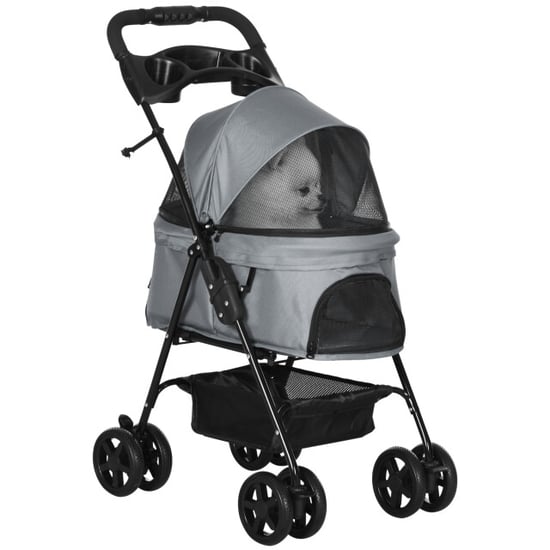 4goodz Hondenbuggy met zonnedak en opbergnet tot 4 kg - - Image 1
