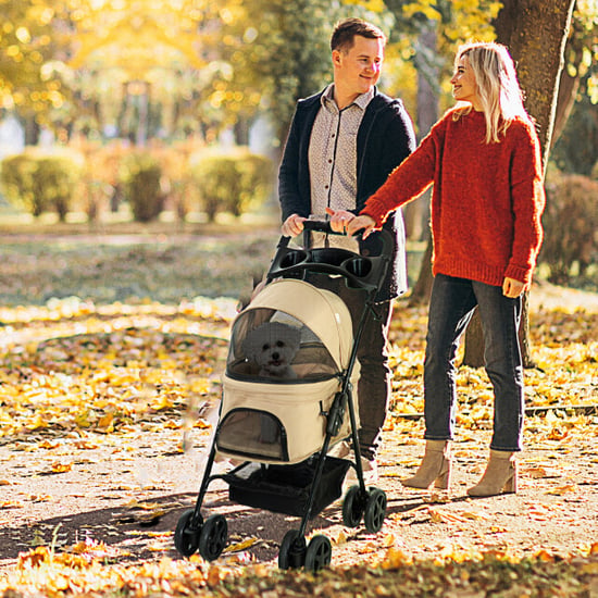 4goodz Hondenbuggy met zonnedak en opbergnet tot 4 kg licht - Image 3