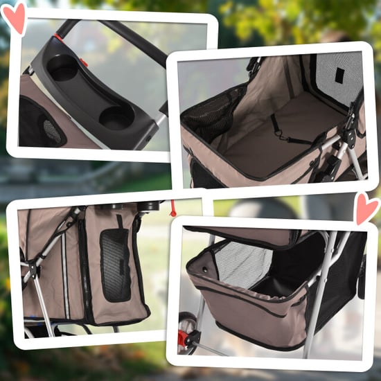 4goodz Luxe hondenkar hondenbuggy met verstelbare stuurhoogte - - Image 6