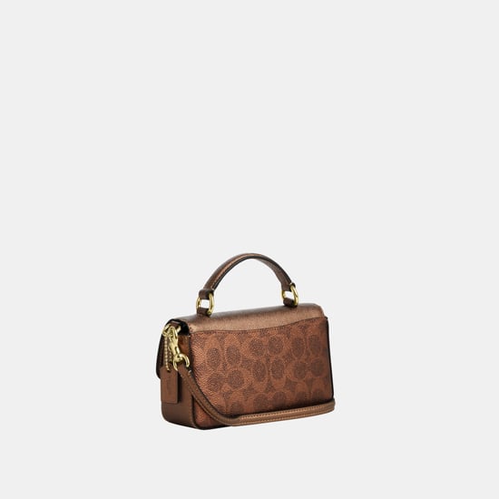 Mini Josie Top Handle Bag In Signature Canvas - Image 2