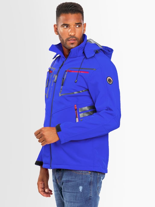 Arctic Seven Men's Softshell Jacket Blue - Image 4