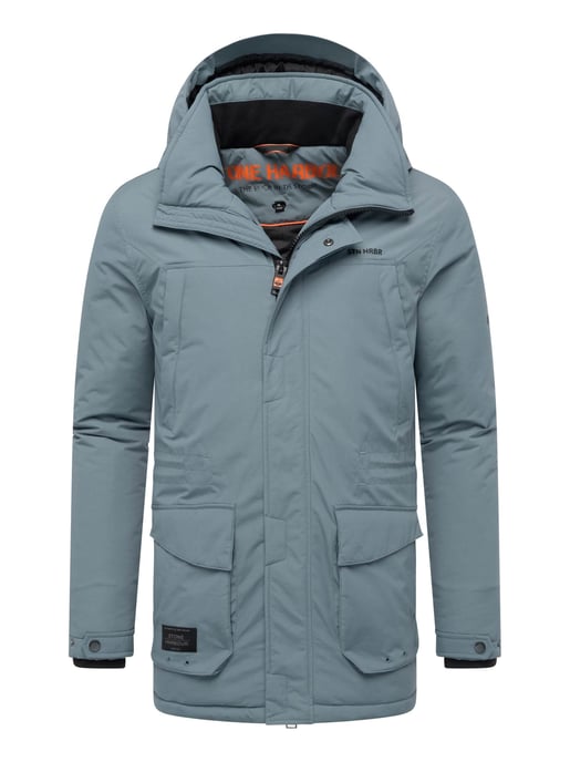 Stone Harbour heren parka Wadiim met capuchon en 2-weg ritssluiting - Image 1