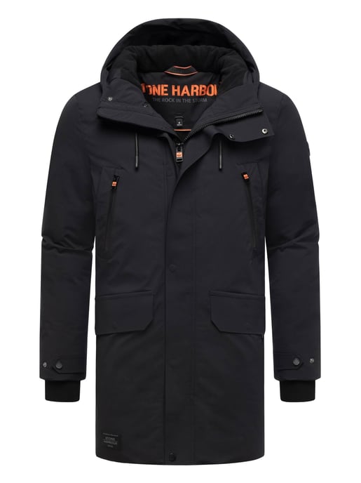 Stone Harbour heren winterparka Kitraan met magneetsluiting en fleecevoering - Image 1