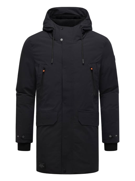 Stone Harbour heren winterparka Kitraan met magneetsluiting en fleecevoering - Image 2