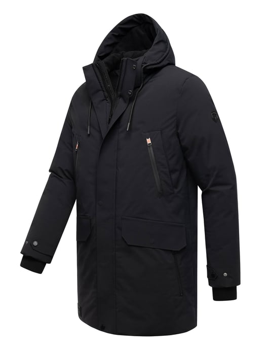 Stone Harbour heren winterparka Kitraan met magneetsluiting en fleecevoering - Image 3