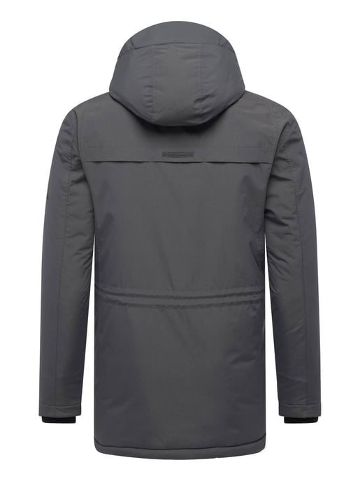 Stone Harbour heren parka Wadiim met capuchon en 2-weg ritssluiting - Image 4