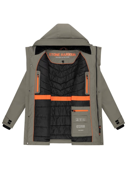 Stone Harbour heren winterparka Netaan met 10.000 mm waterkolom en gewatteerde voering - Image 5