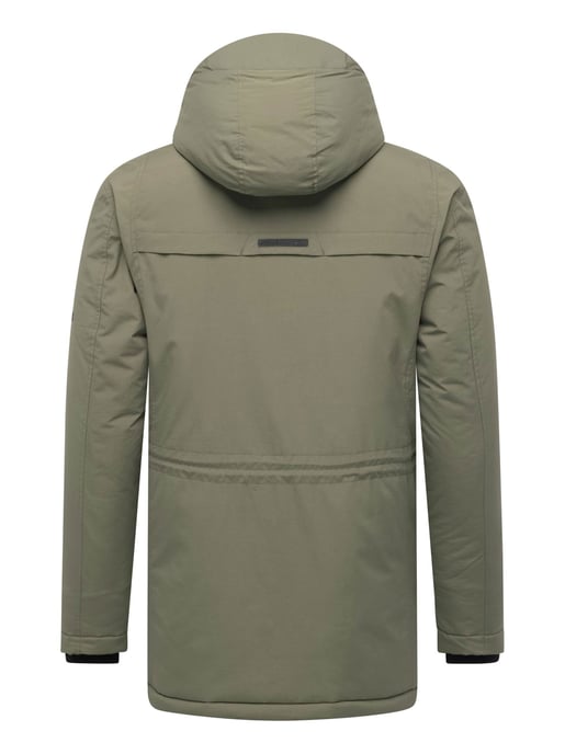Stone Harbour heren parka Wadiim met capuchon en 2-weg ritssluiting - Image 4