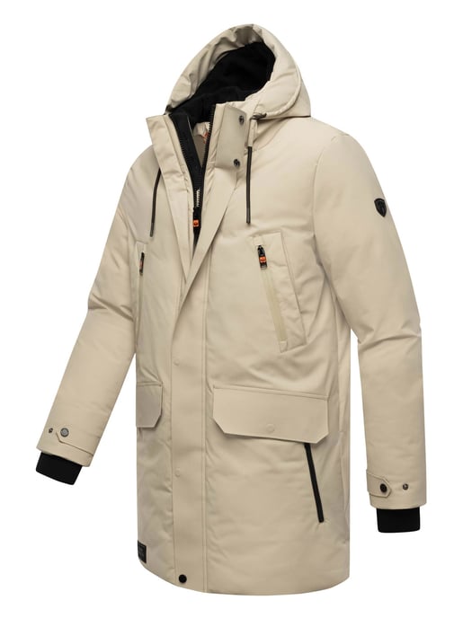 Stone Harbour heren winterparka Kitraan met magneetsluiting en fleecevoering - Image 3