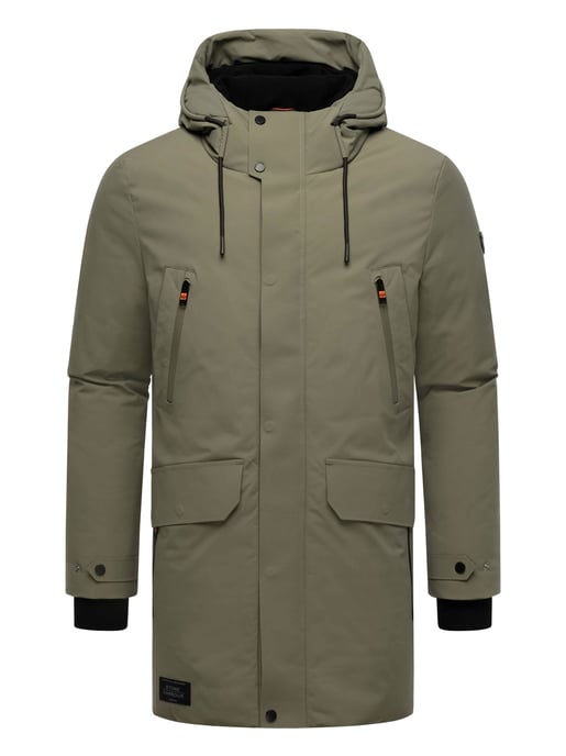 Stone Harbour heren winterparka Kitraan met magneetsluiting en fleecevoering - Image 2
