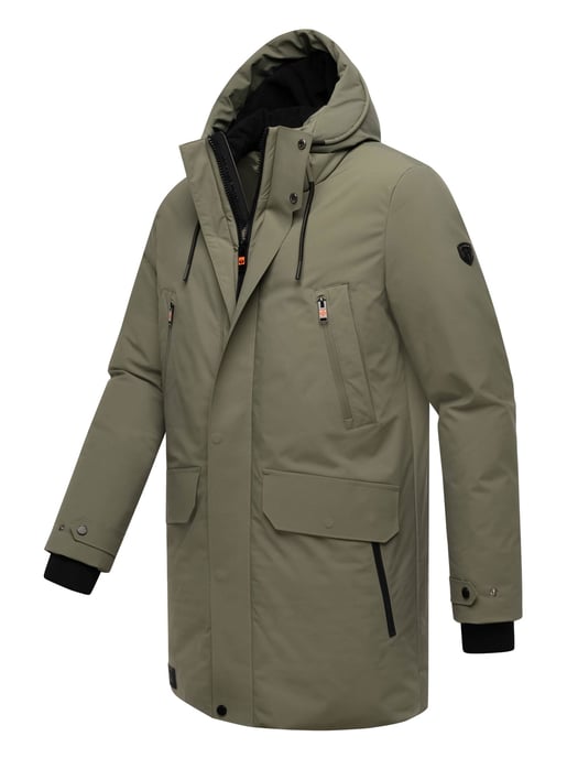 Stone Harbour heren winterparka Kitraan met magneetsluiting en fleecevoering - Image 3