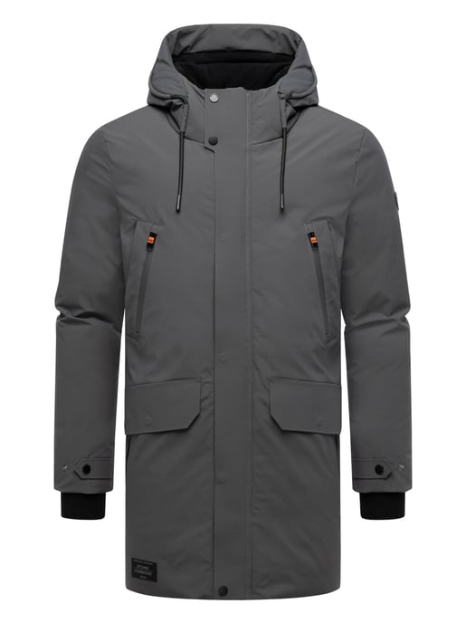 Stone Harbour heren winterparka Kitraan met magneetsluiting en fleecevoering - Image 2