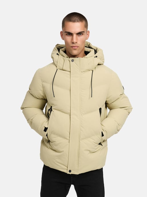 Stone Harbour heren winterjas Livianoo met afneembare capuchon en fleecezakken - Image 6