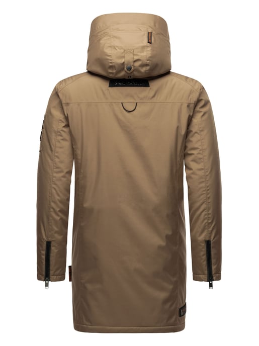 Stone Harbour men’s winter jacket Ragaan with faux fur lining & hood - Image 3