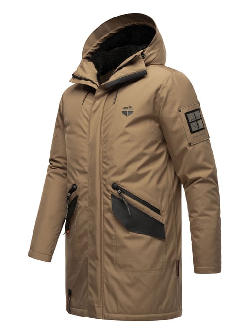 Stone Harbour men’s winter jacket Ragaan with faux fur lining & hood - Image 5
