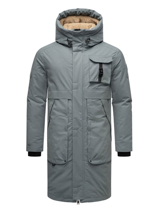 Stone Harbour heren outdoorjas Cyriaan met teddyvoering in capuchon en winddicht design - Image 2