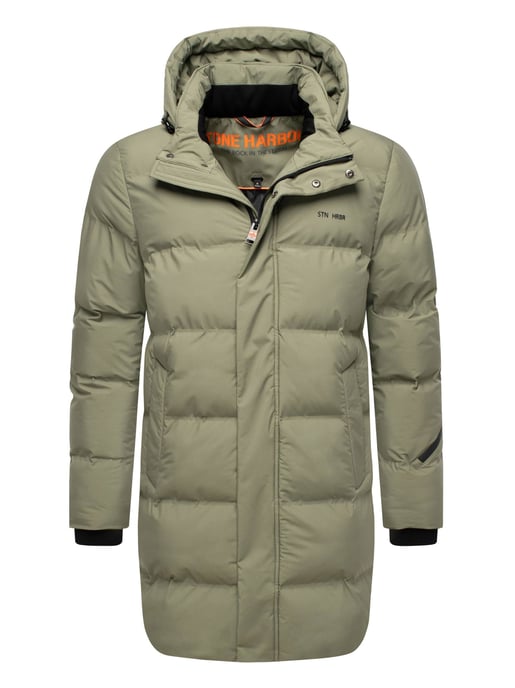 Stone Harbour heren wintermantel Thadeek met afneembare capuchon & magneetzakken - Image 1