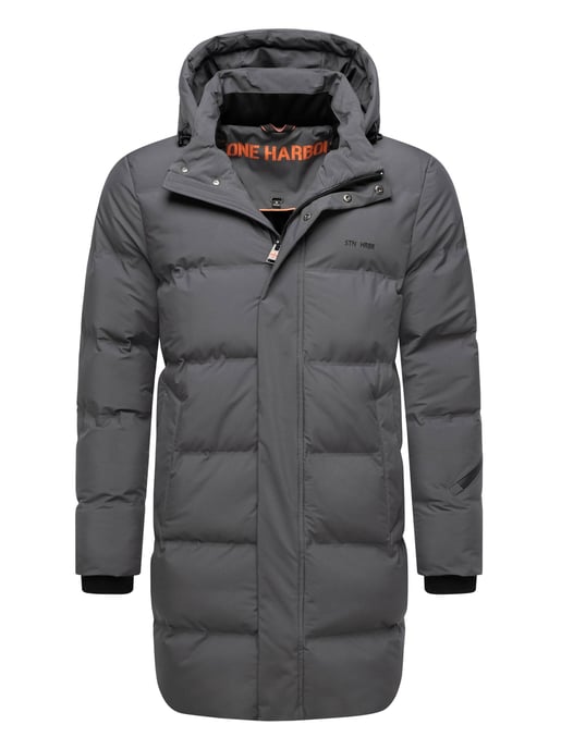 Stone Harbour heren wintermantel Thadeek met afneembare capuchon & magneetzakken - Image 1