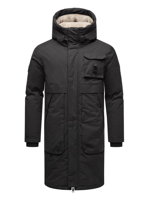 Stone Harbour heren outdoorjas Cyriaan met teddyvoering in capuchon en winddicht design - Image 2