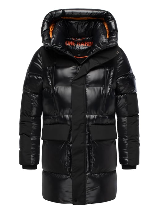 Stone Harbour heren winterjas Nelioon met 2-weg ritssluiting en capuchon - Image 1
