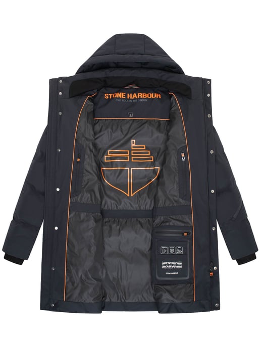 Stone Harbour heren wintermantel Thadeek met afneembare capuchon & magneetzakken - Image 5