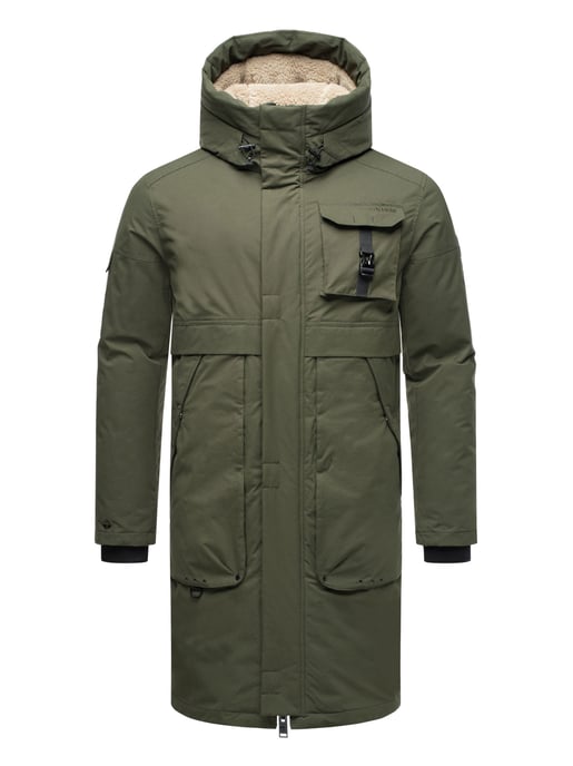 Stone Harbour heren outdoorjas Cyriaan met teddyvoering in capuchon en winddicht design - Image 2